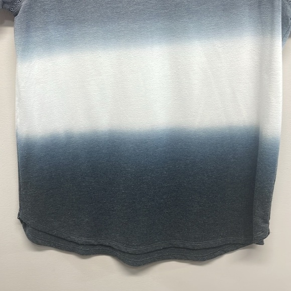 Sonoma The Supersoft Top Short Cuffed Sleeve Gray Ombre M - Picture 3 of 15